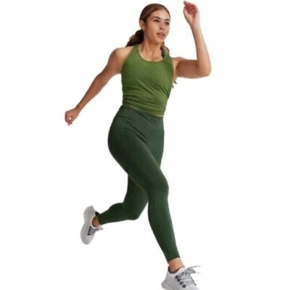 Allbirds pine merino wool blend leggings, medium.